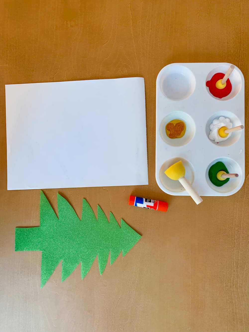 Christmas Tree Holiday Card - DIY - Playgarden Online