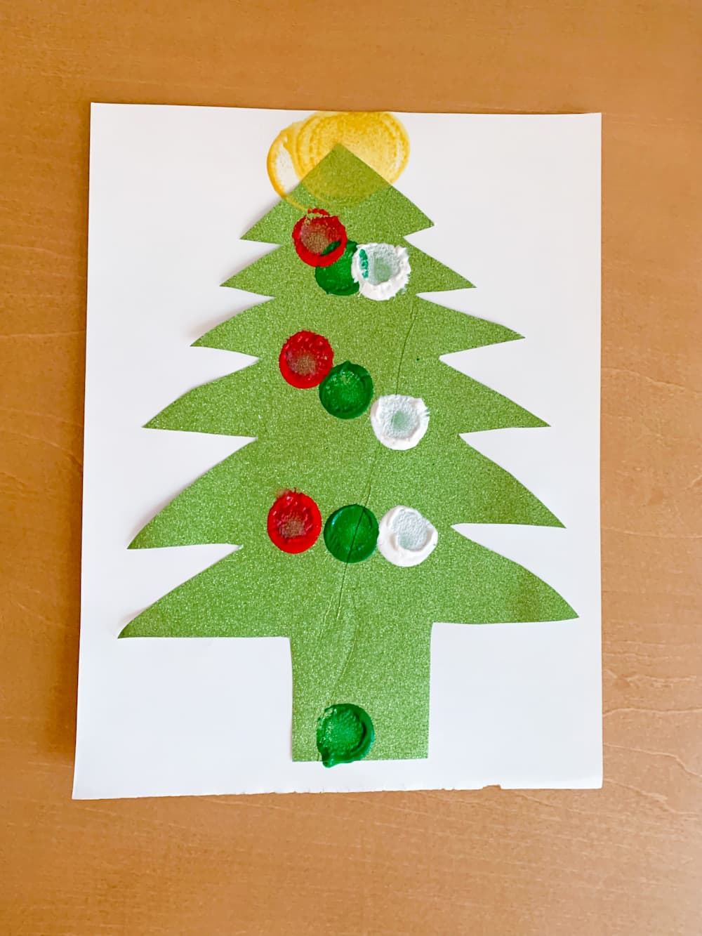 Christmas Tree Holiday Card - DIY - Playgarden Online