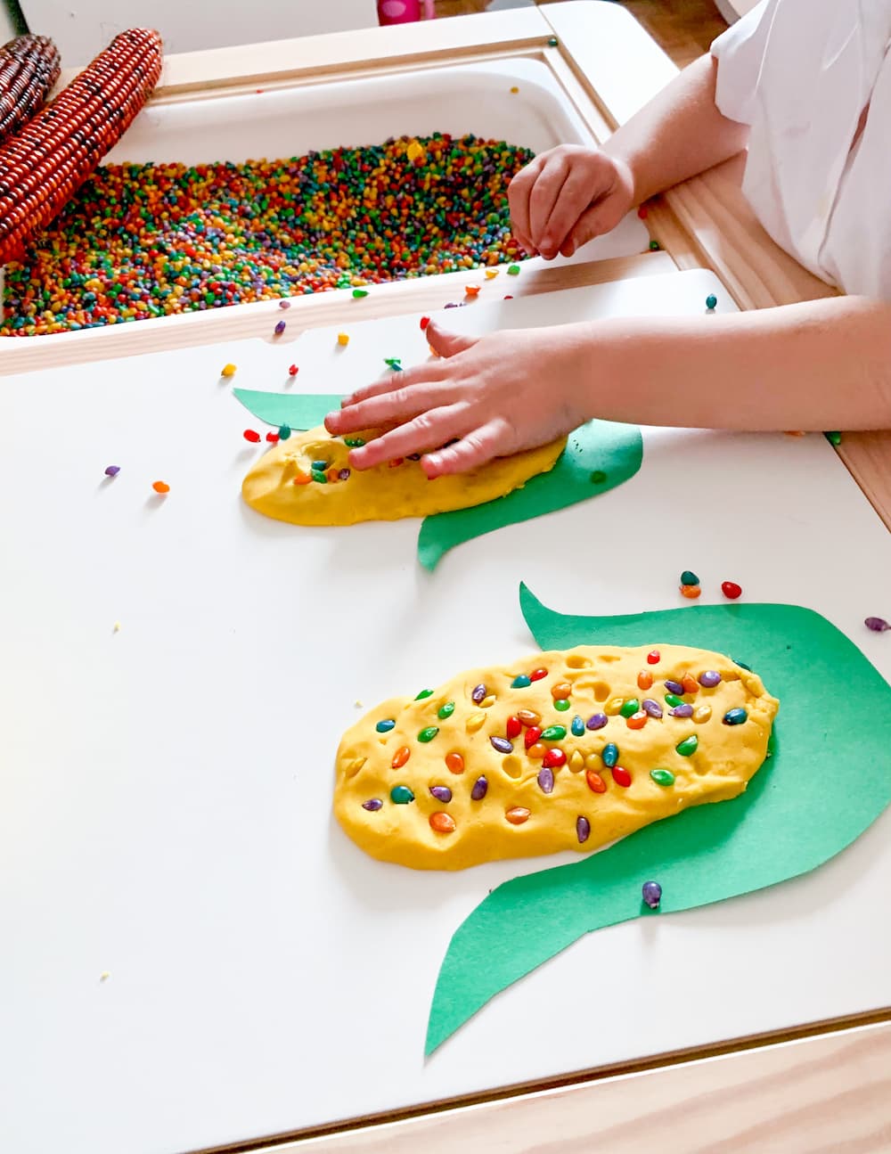 Flint Corn Play-doh - DIY - Playgarden Online