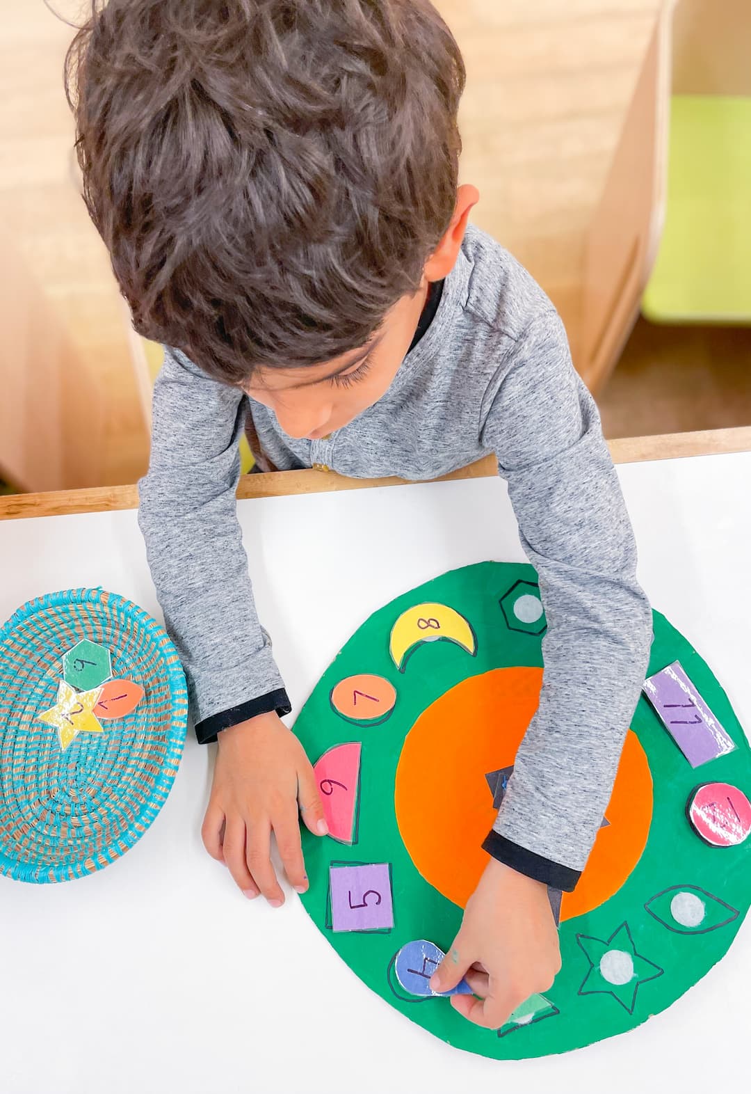 Shape Clock - DIY - Playgarden Online