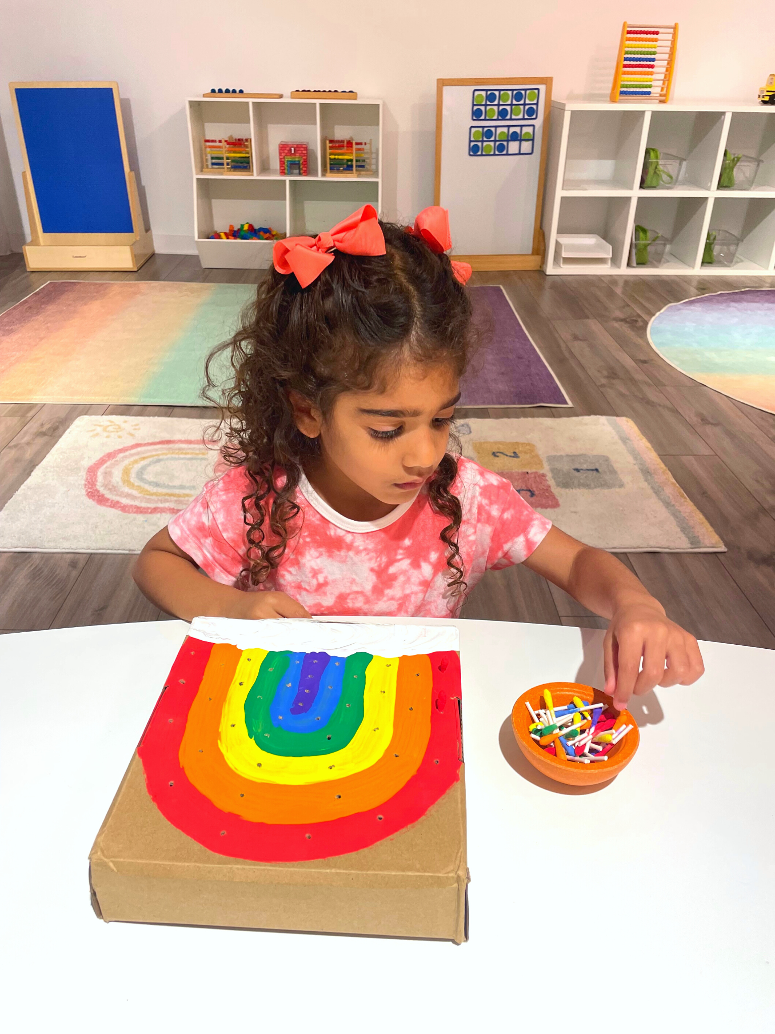 Q-Tip Push Rainbow - DIY - Playgarden Online