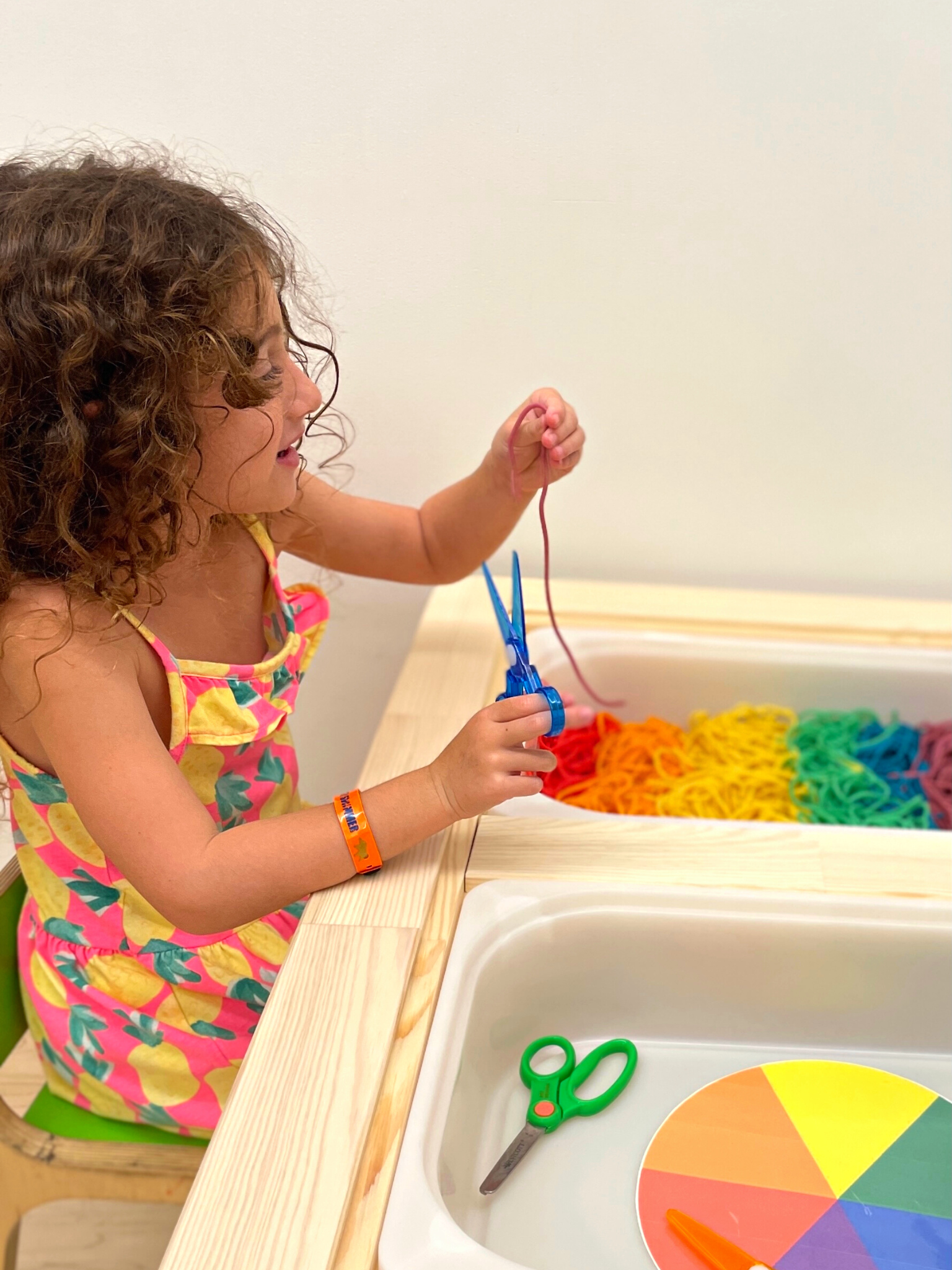 Rainbow Pasta Cutting - DIY - Playgarden Online