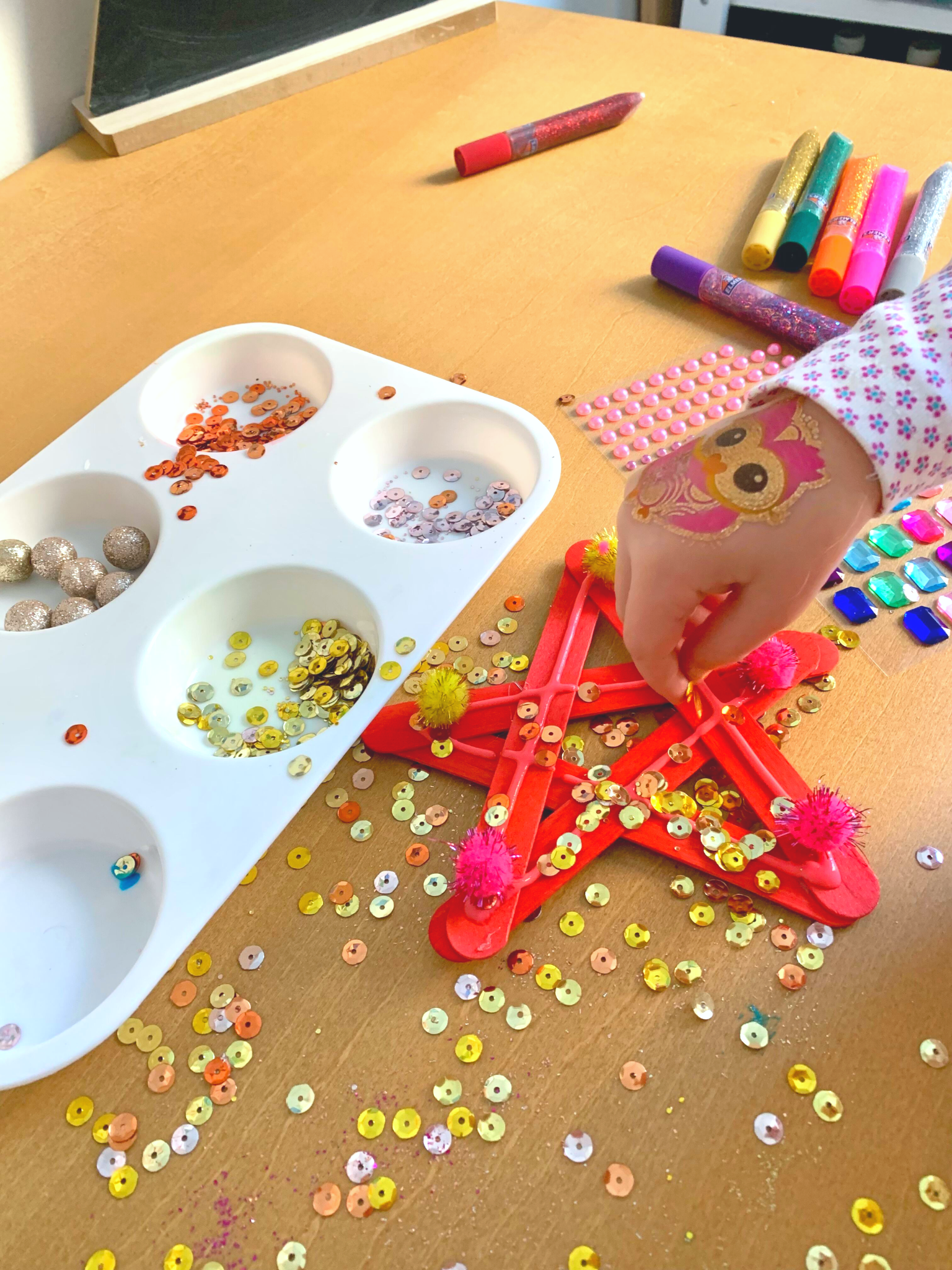 Popsicle New Years Star - DIY - Playgarden Online