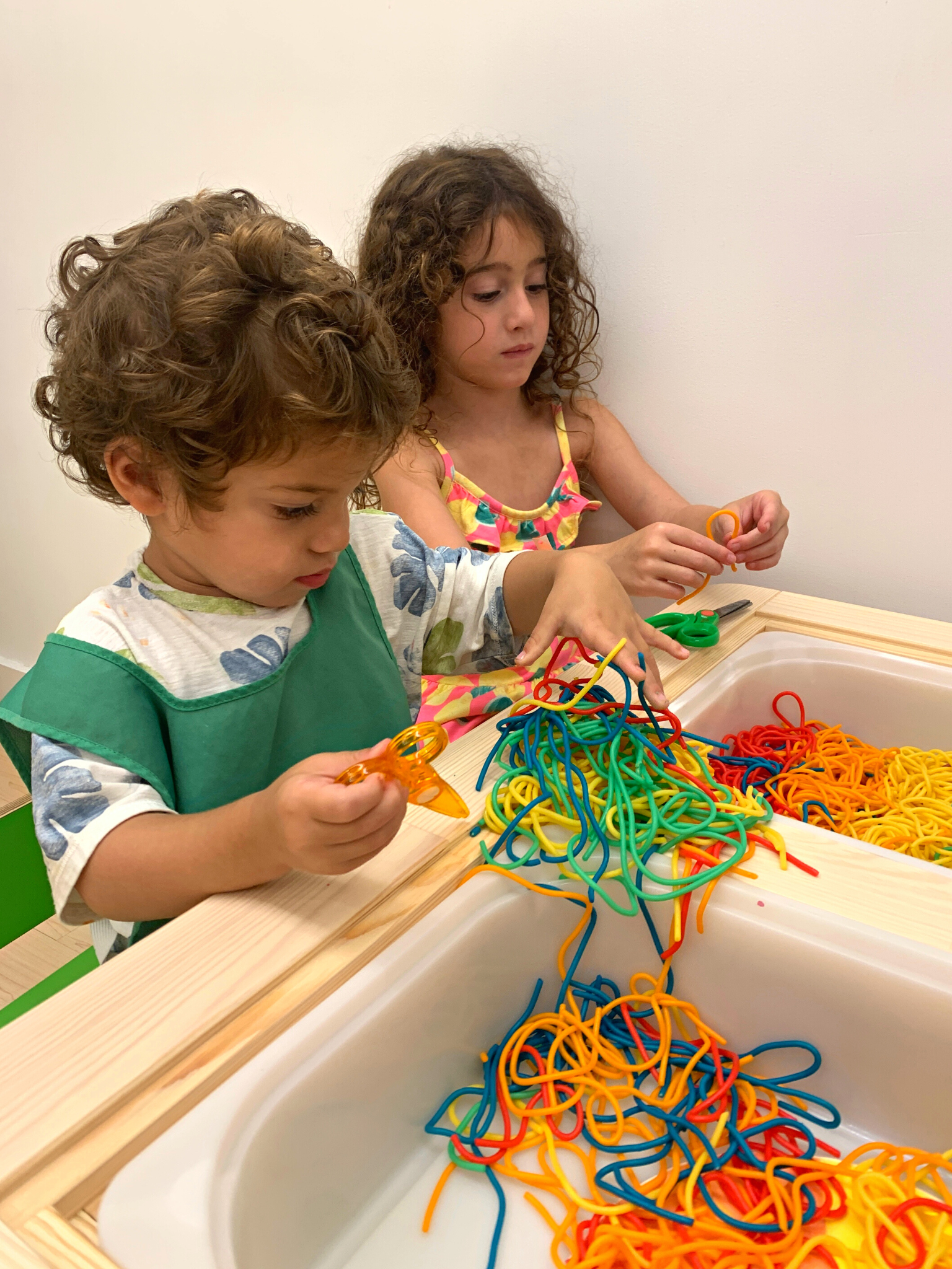 Rainbow Pasta Cutting - DIY - Playgarden Online