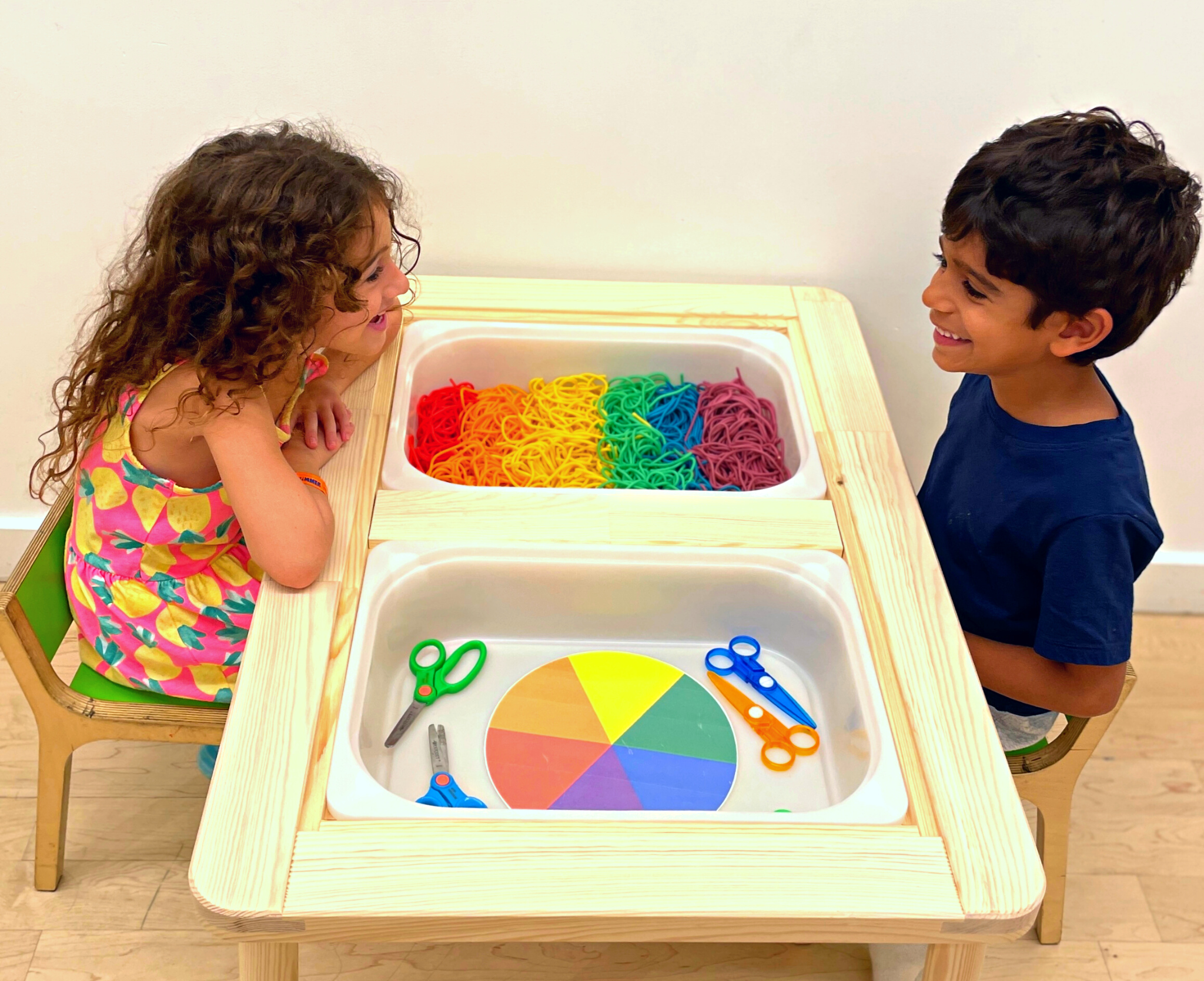 Rainbow Pasta Cutting - DIY - Playgarden Online