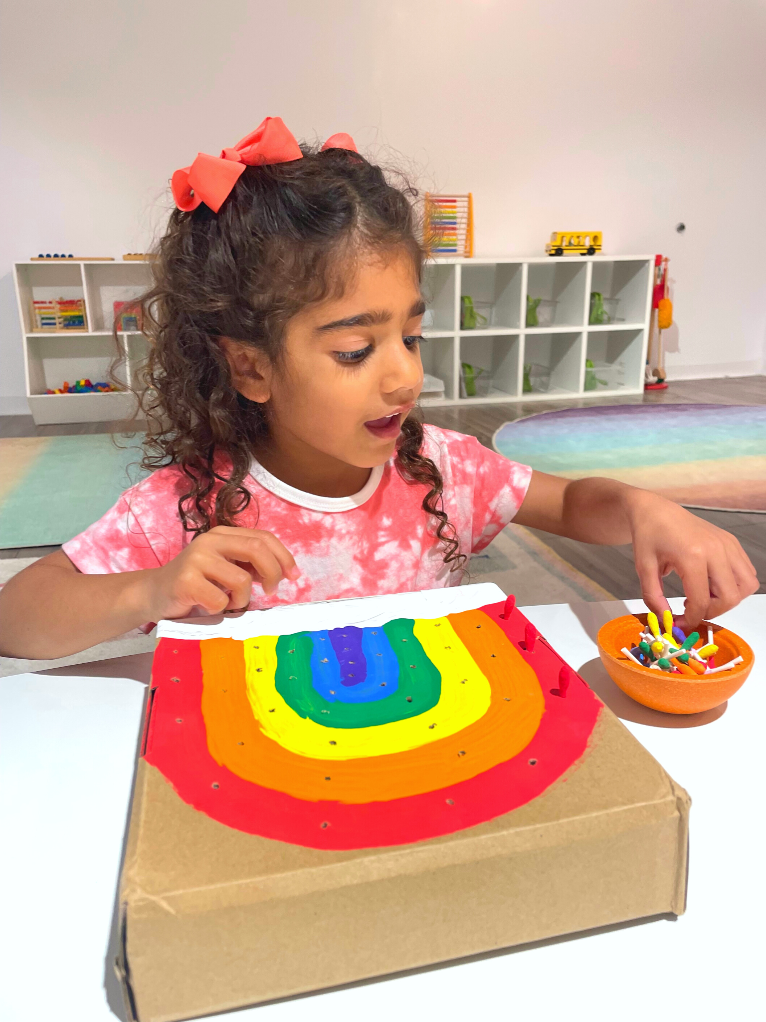 Q-Tip Push Rainbow - DIY - Playgarden Online