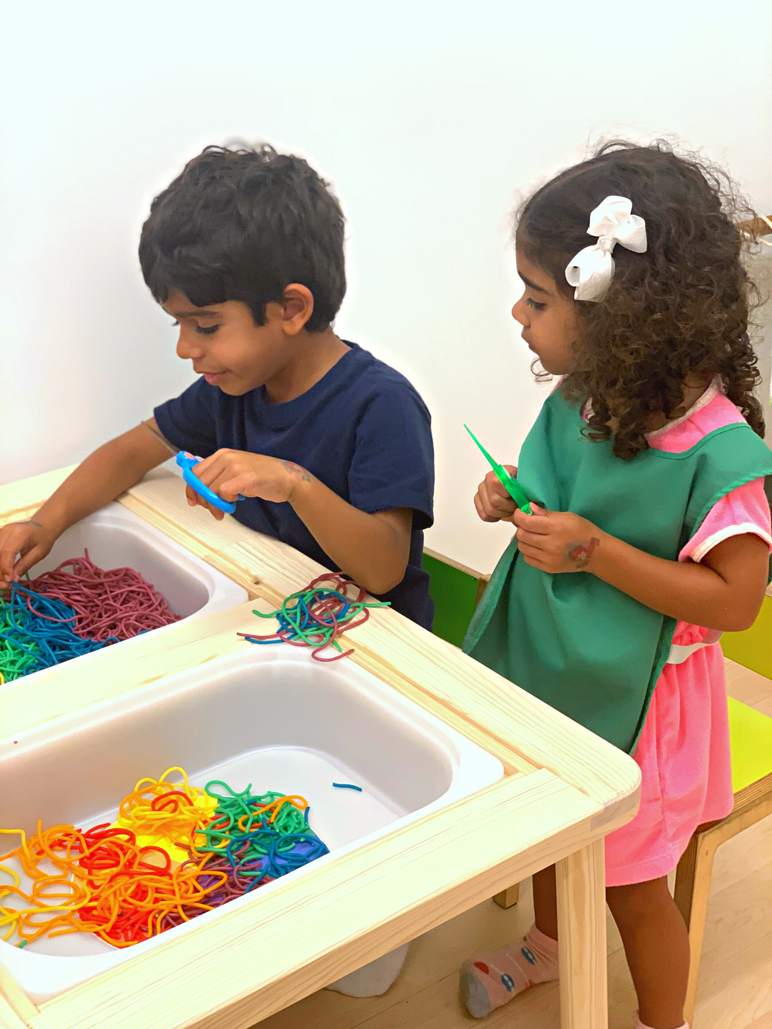 Rainbow Pasta Cutting - DIY - Playgarden Online