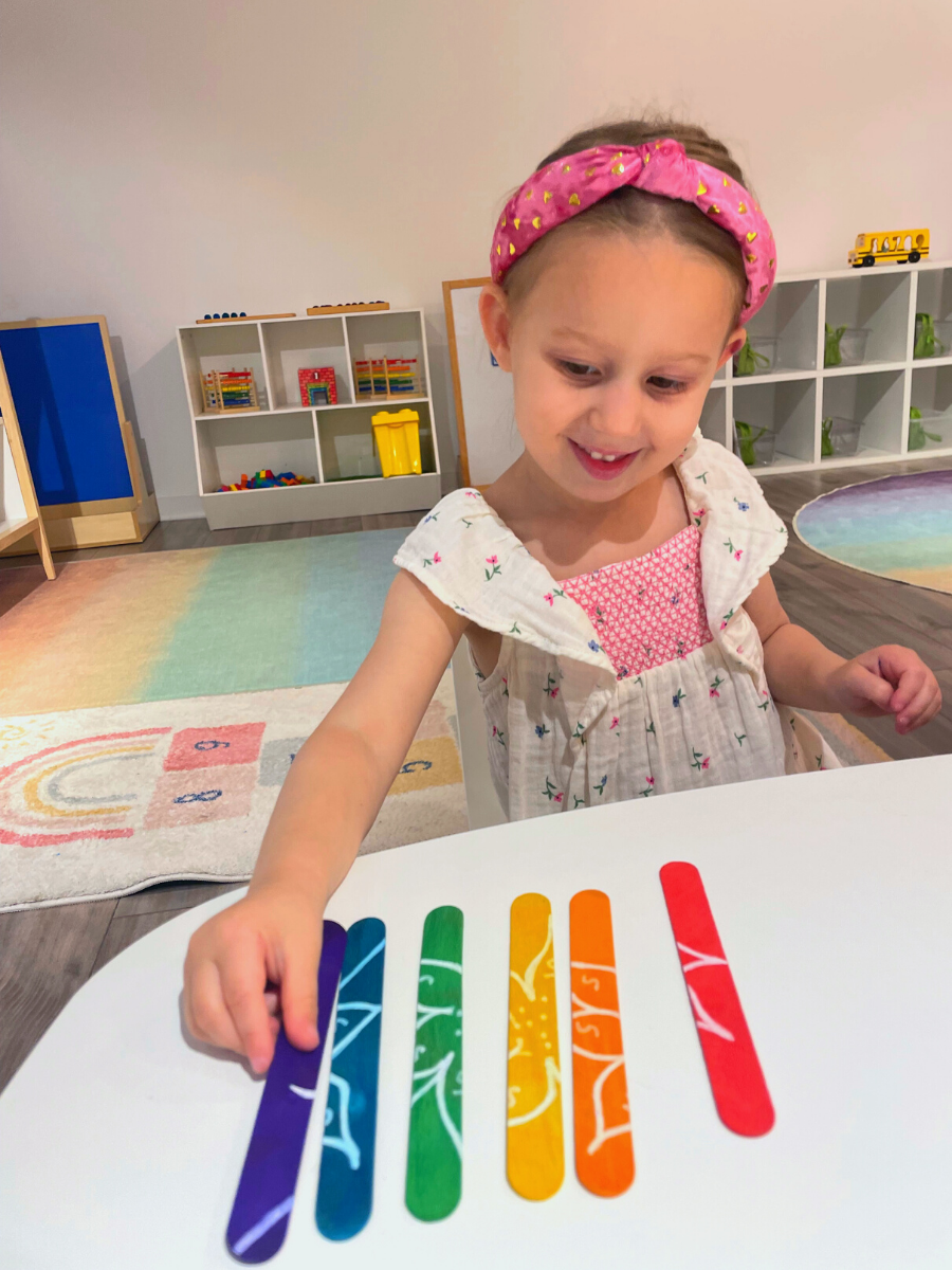 Rainbow & Flower Popsicle Puzzles - DIY - Playgarden Online