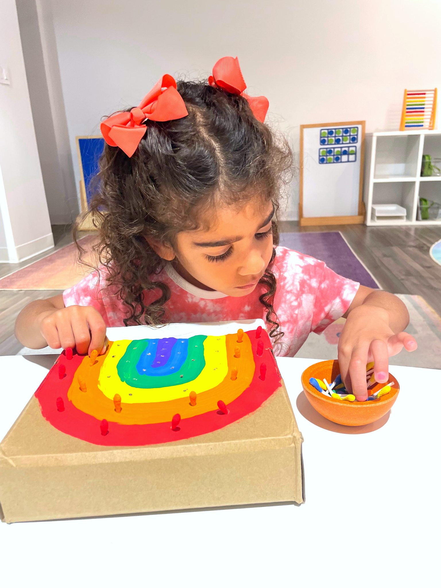 Q-Tip Push Rainbow - DIY - Playgarden Online