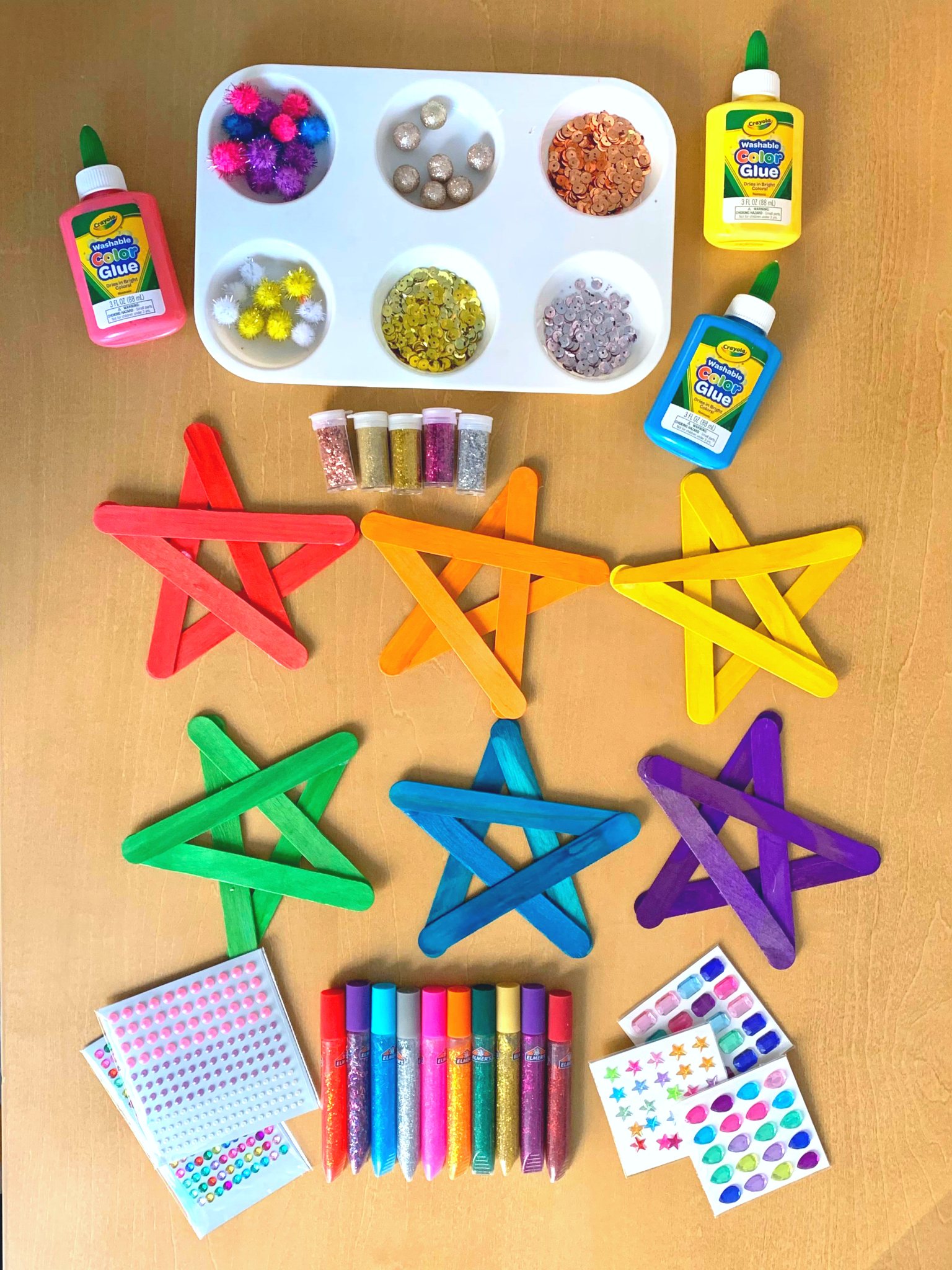 Popsicle New Years Star - DIY - Playgarden Online