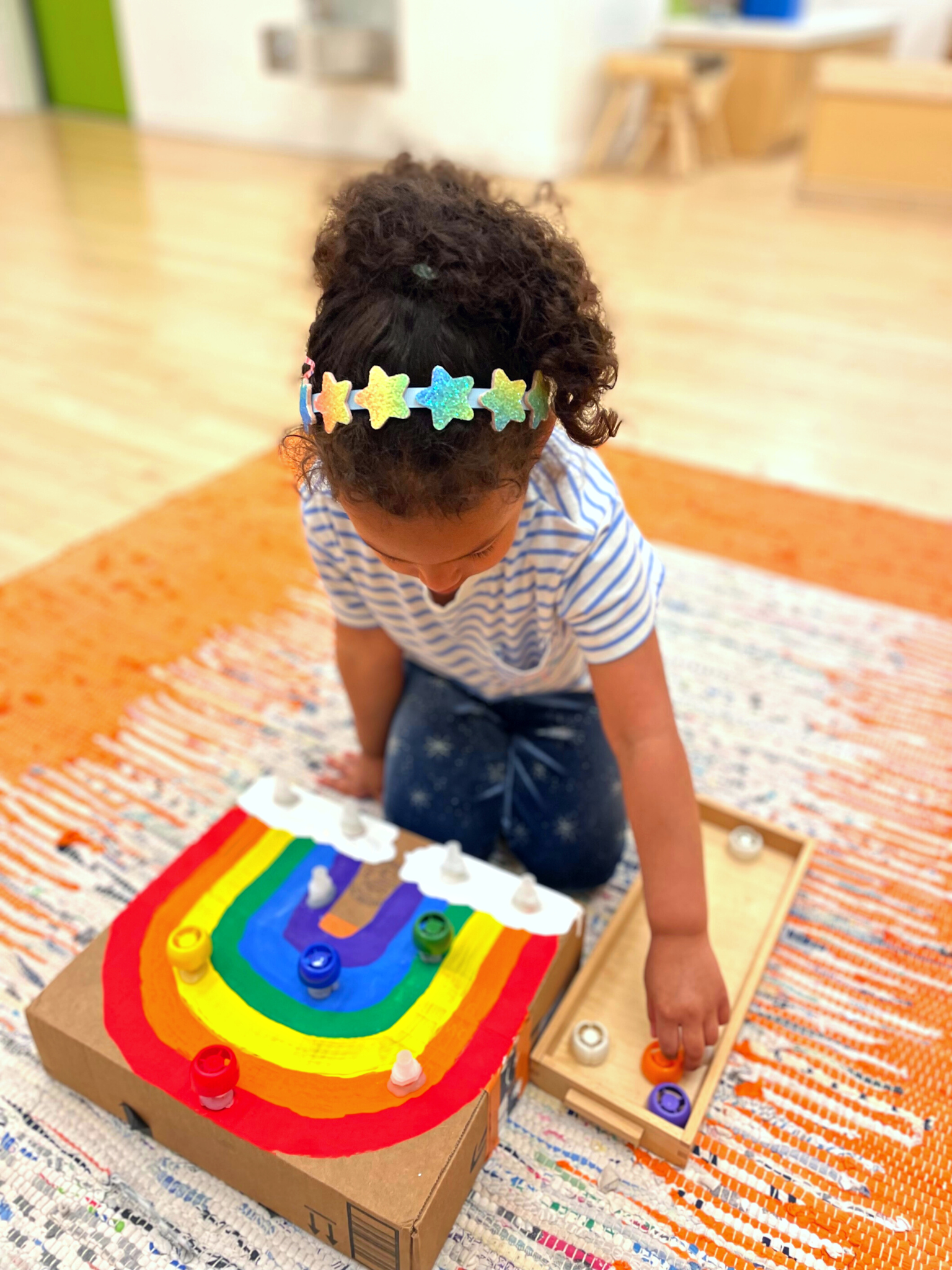 Rainbow Screw Caps - DIY - Playgarden Online