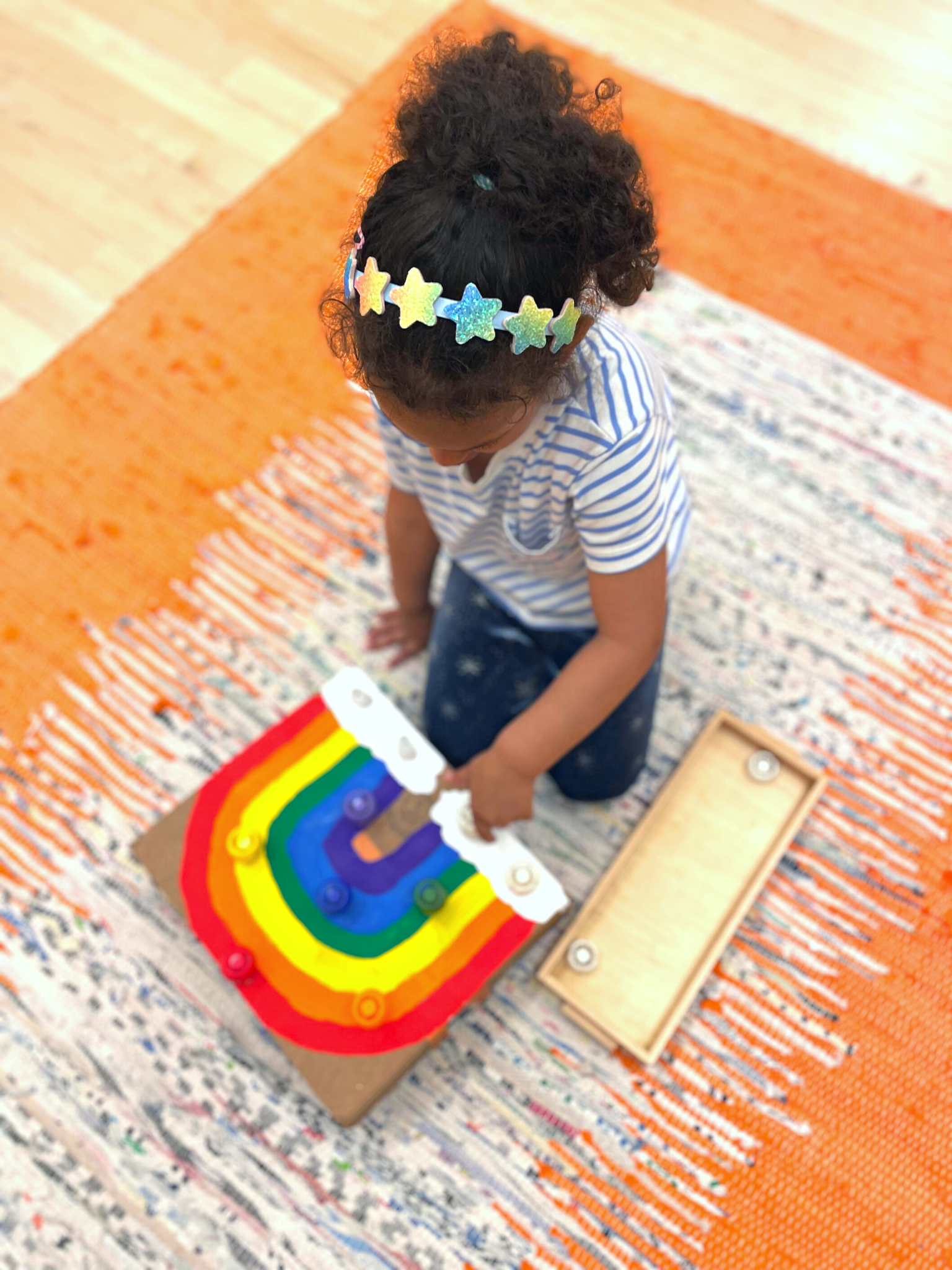 Rainbow Screw Caps - DIY - Playgarden Online