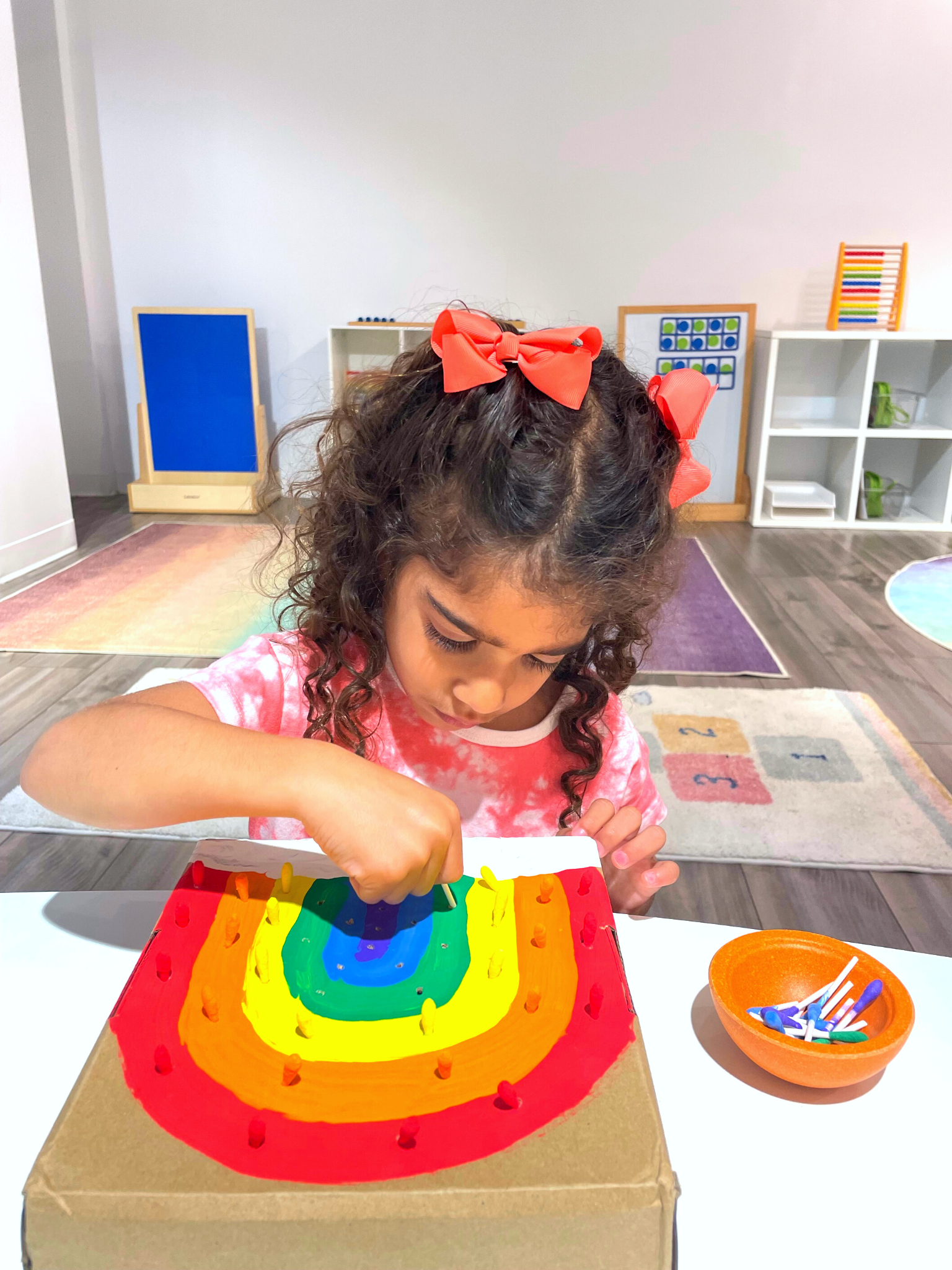 Q-Tip Push Rainbow - DIY - Playgarden Online