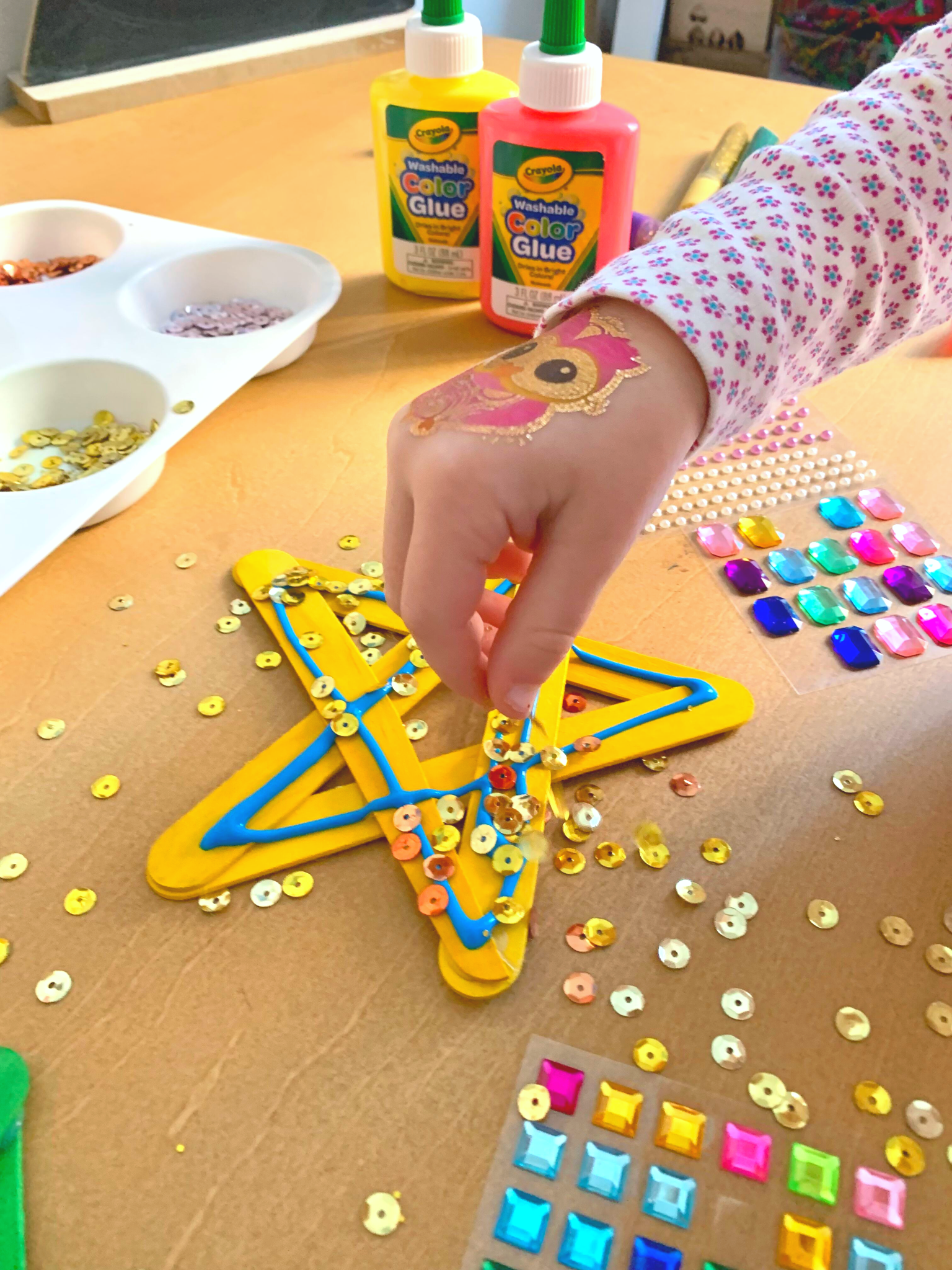 Popsicle New Years Star - DIY - Playgarden Online