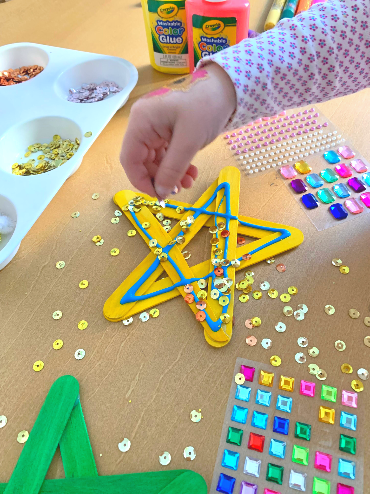 Popsicle New Years Star - DIY - Playgarden Online