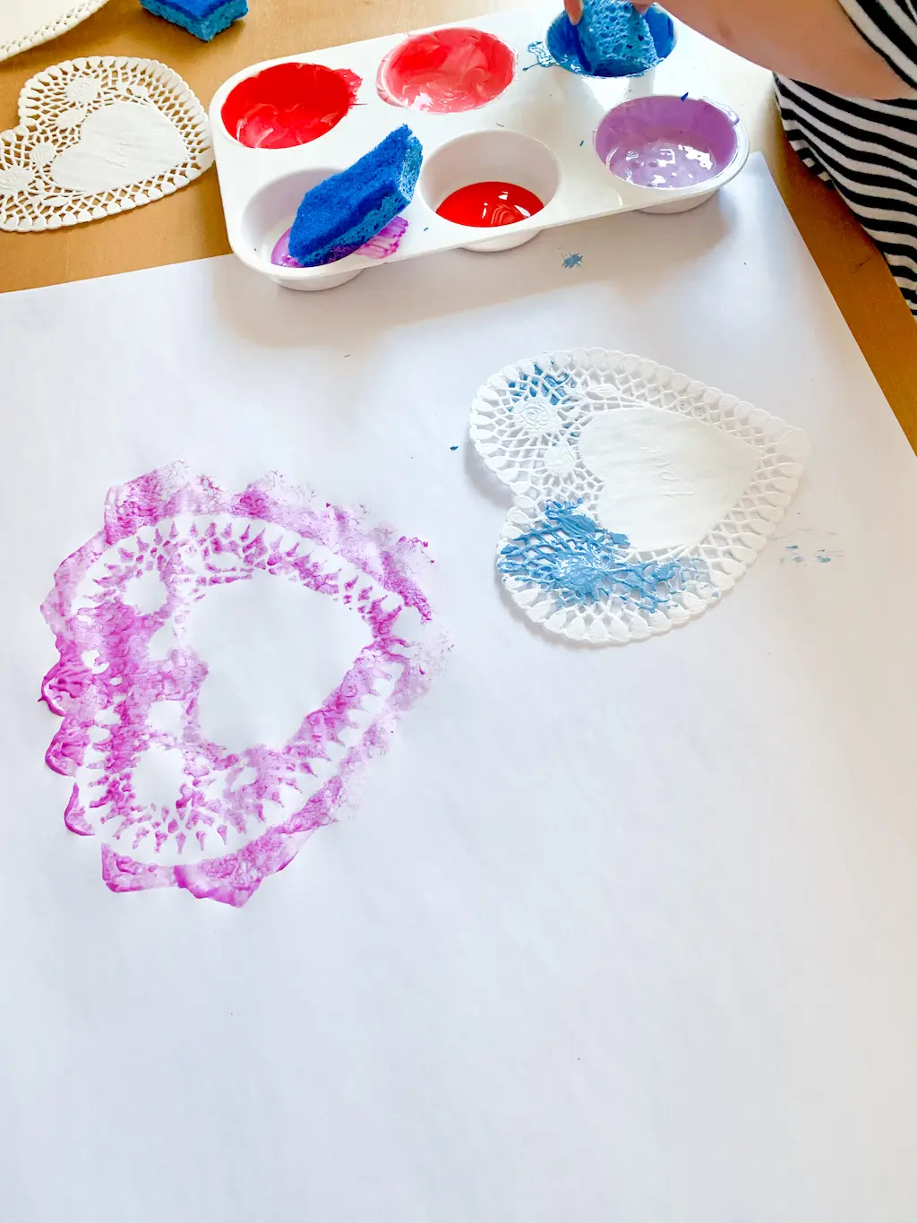 Doily Painting Wrapping Paper - DIY - Playgarden Online