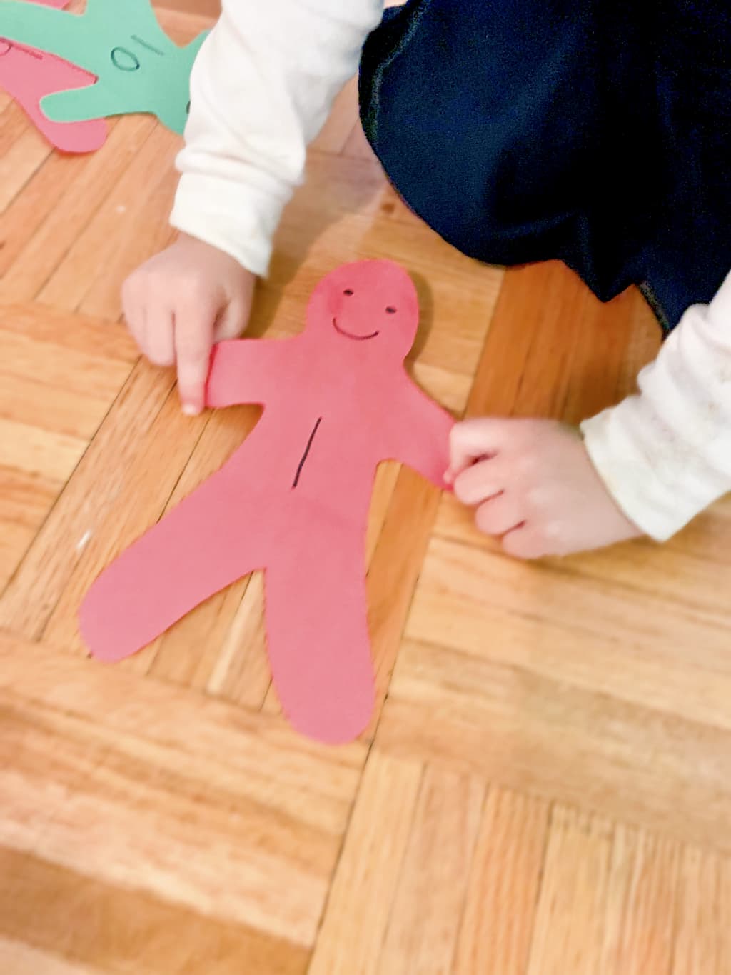 Gingerbread Button Counting - DIY - Playgarden Online