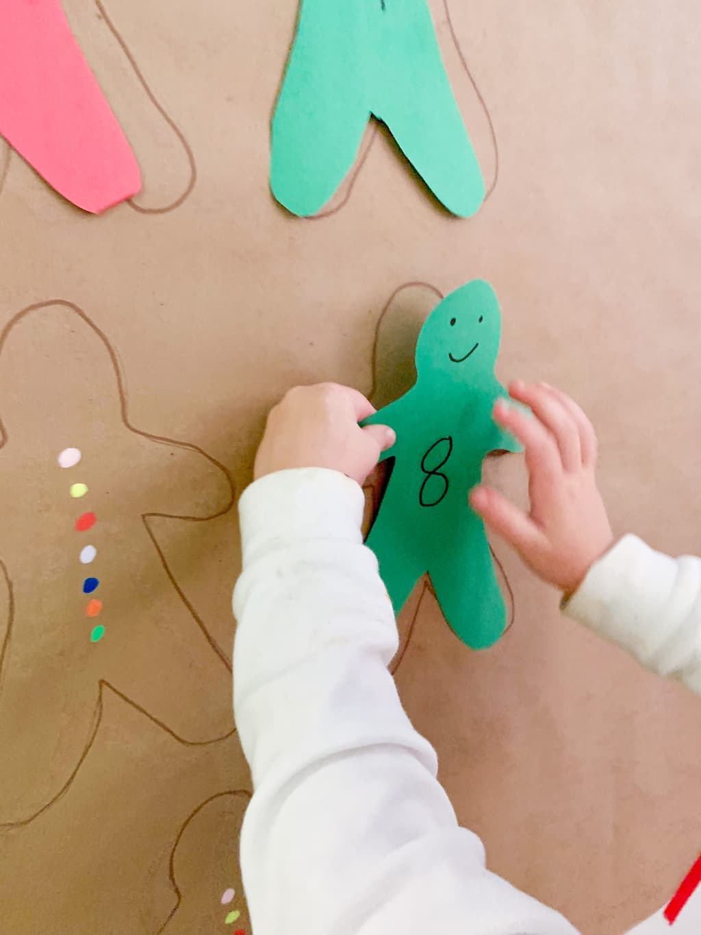 Gingerbread Button Counting - DIY - Playgarden Online