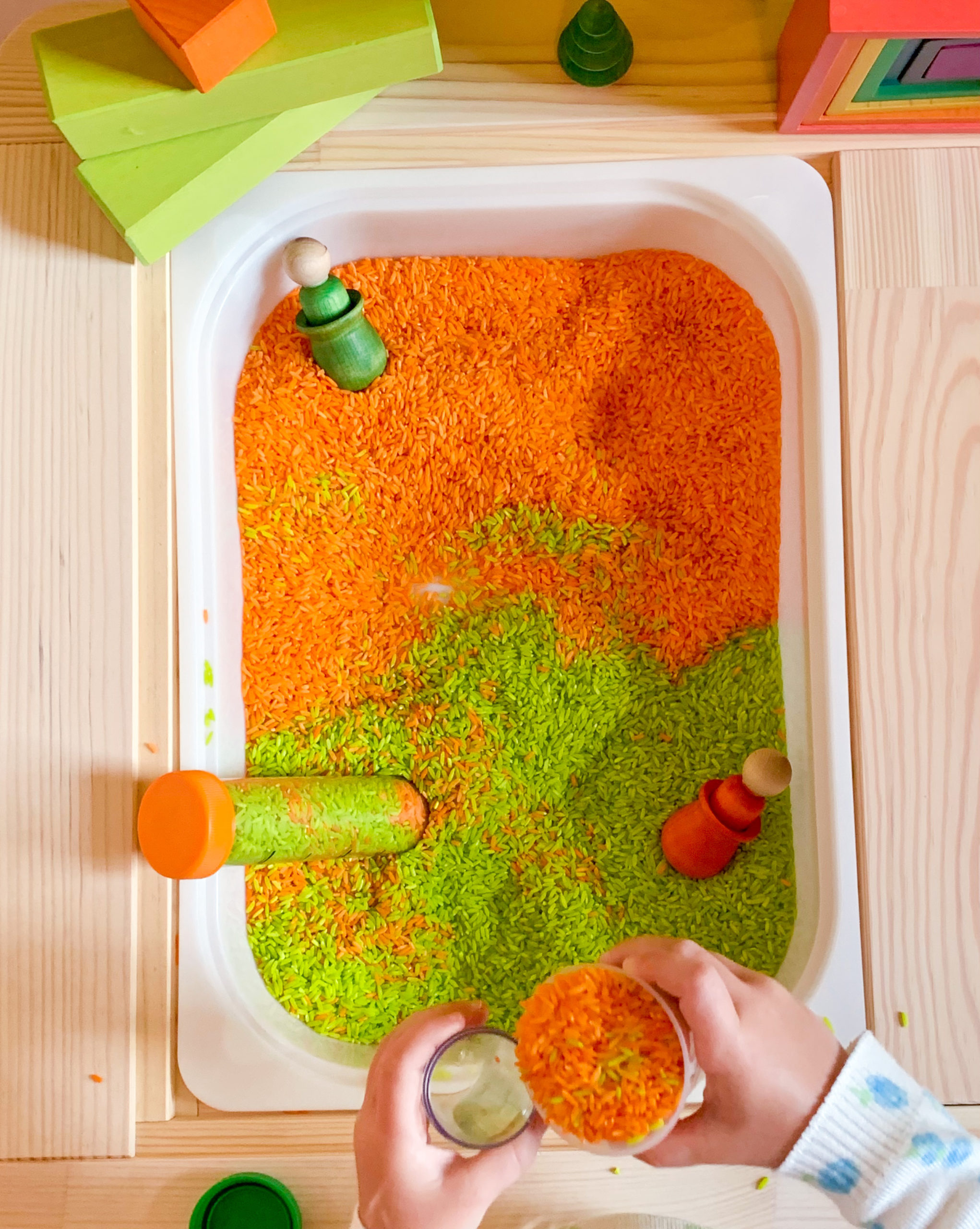 Back to School Sensory Rice - DIY - Playgarden Online