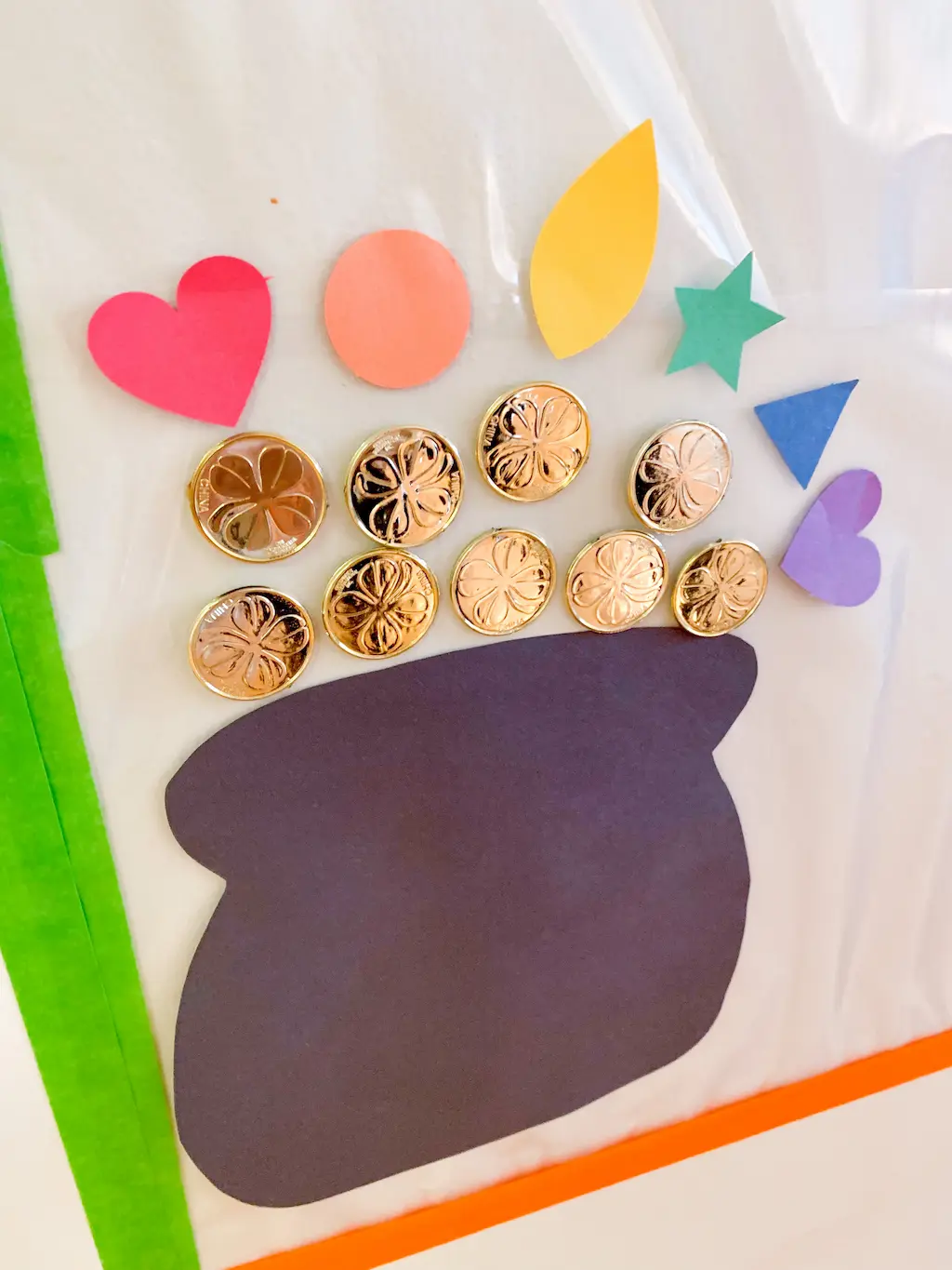 Pot of Gold Shapes - DIY - Playgarden Online