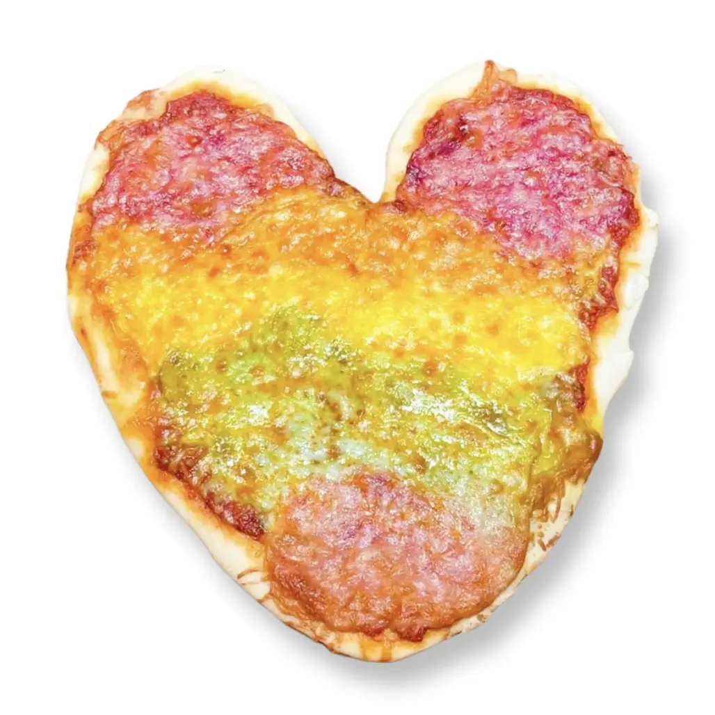 Rainbow Heart Pizza - DIY - Playgarden Online