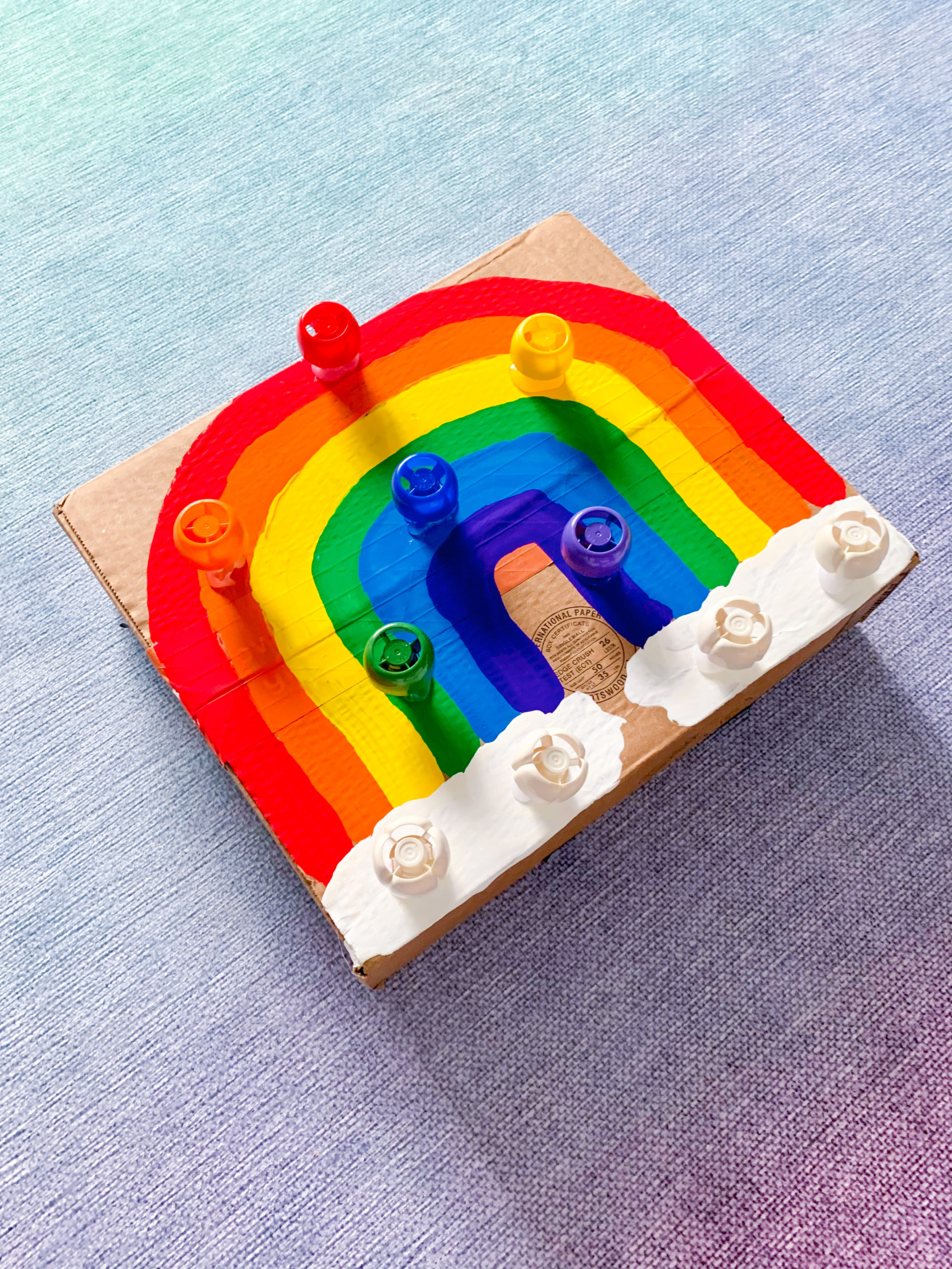 Rainbow Screw Caps - DIY - Playgarden Online