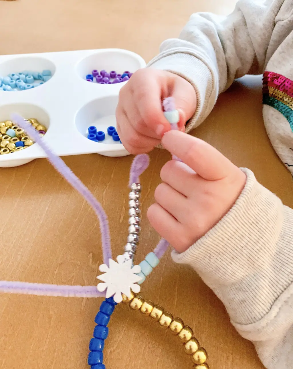 Snowflake Beading - DIY - Playgarden Online