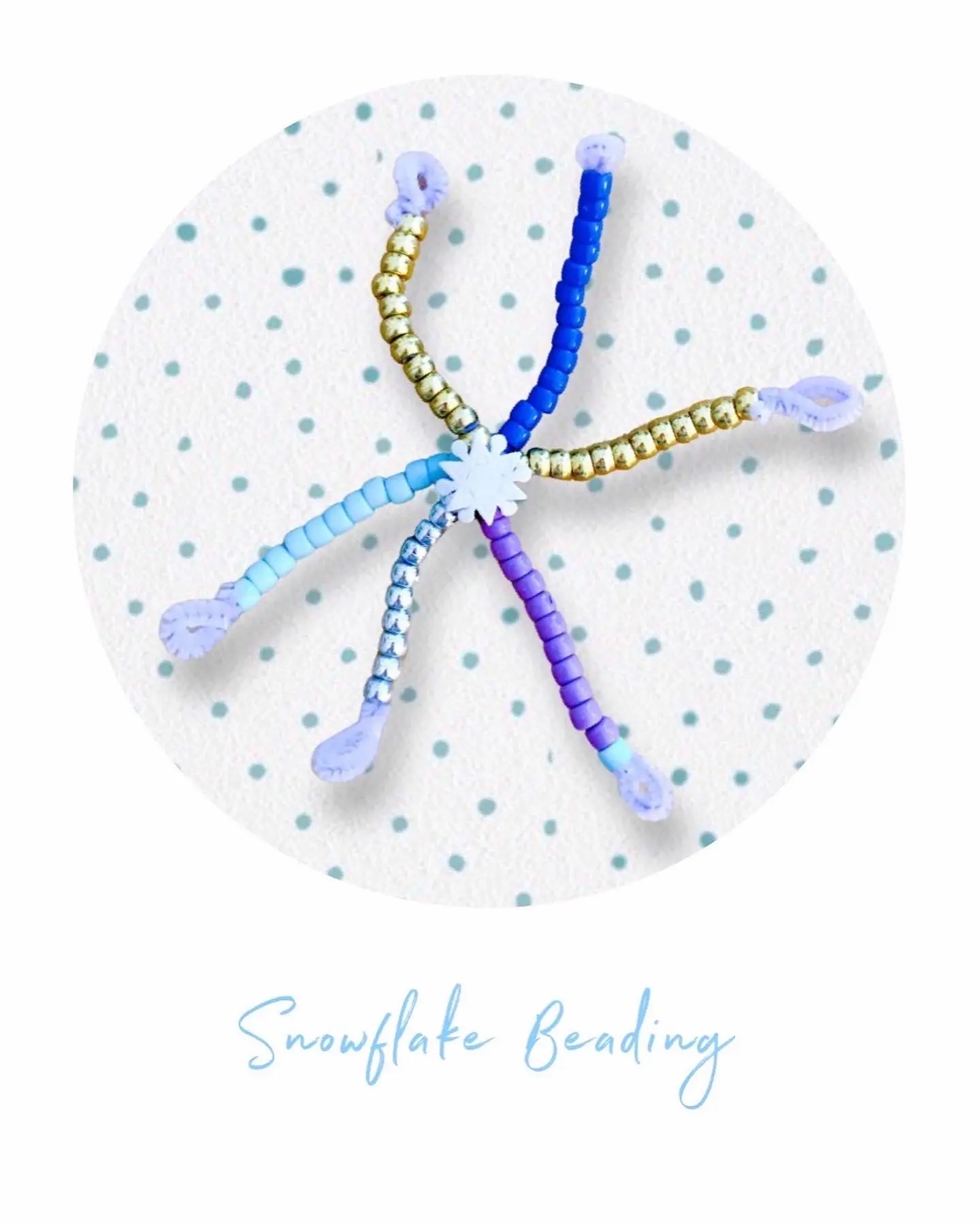 Snowflake Beading - DIY - Playgarden Online