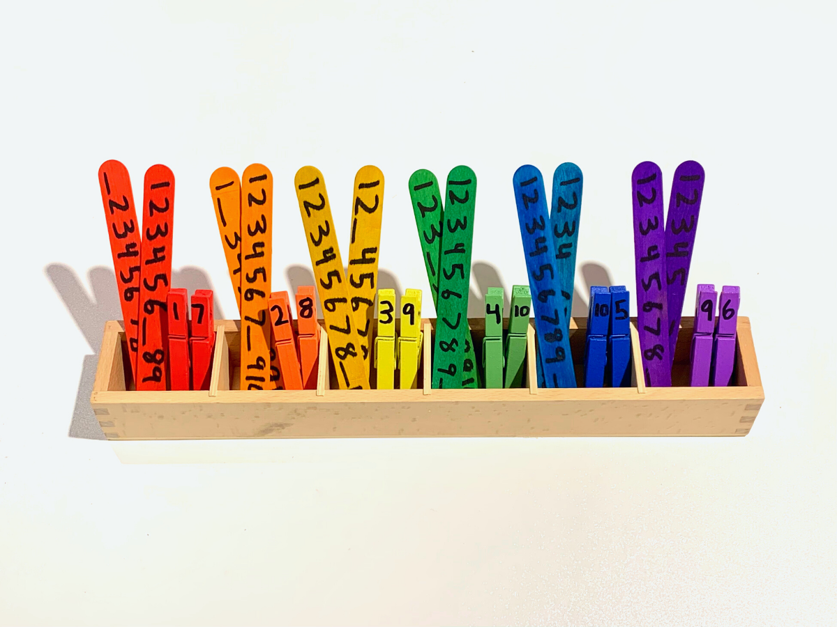 Rainbow Popsicle Counting - DIY - Playgarden Online