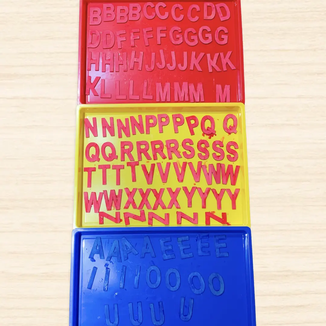 Painted Moveable Alphabet - DIY - Playgarden Online