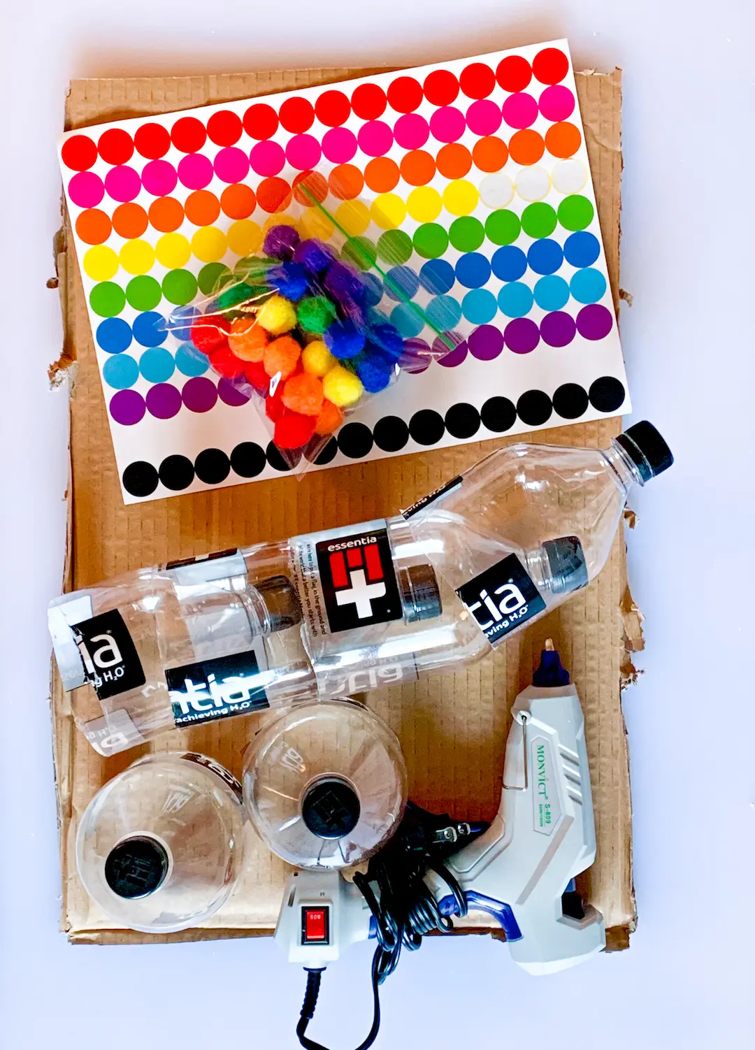 Bottle Cap Twist and Rainbow Sorting - DIY - Playgarden Online