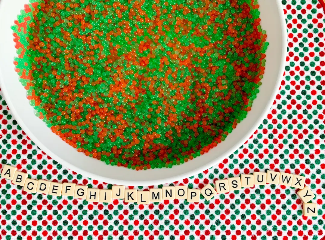 Red and Green Water Beads - DIY - Playgarden Online