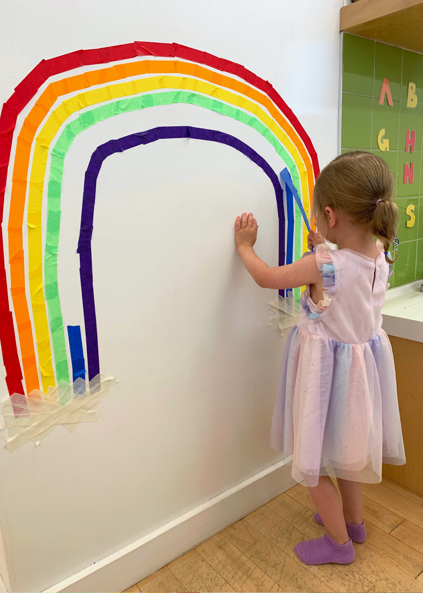 Tape Pull Rainbow - DIY - Playgarden Online