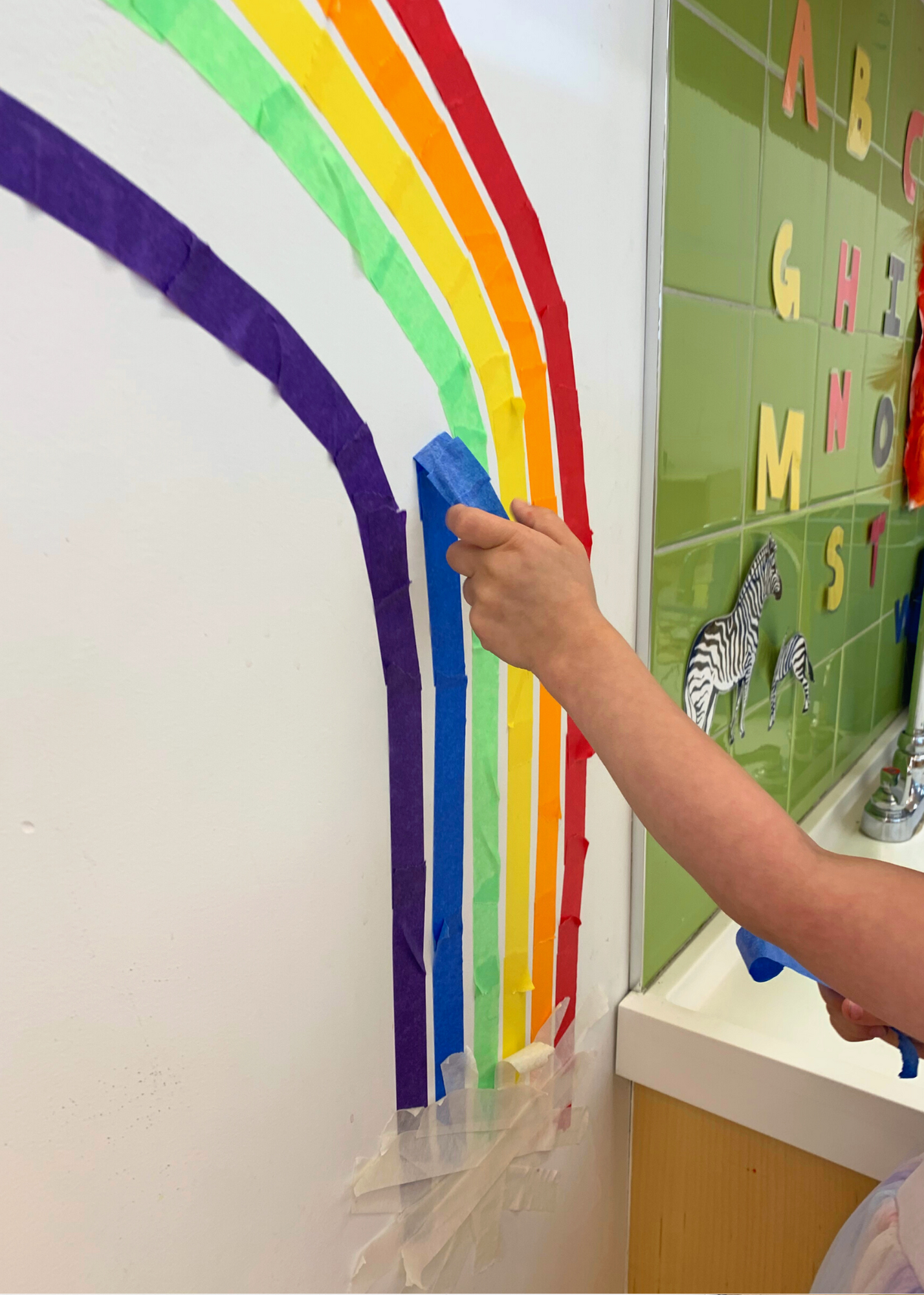 Tape Pull Rainbow - DIY - Playgarden Online