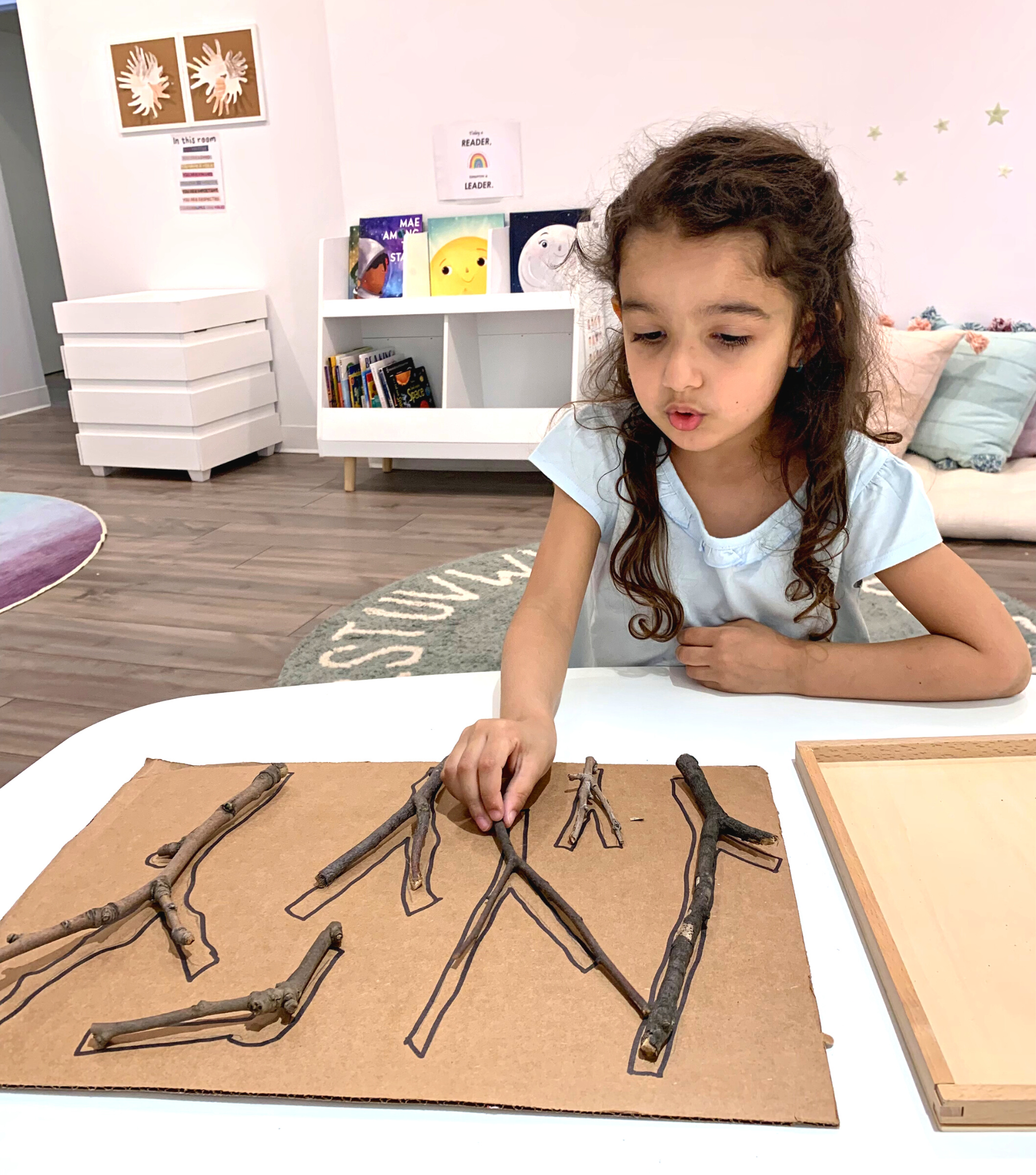 Stick Shape Sorting - DIY - Playgarden Online