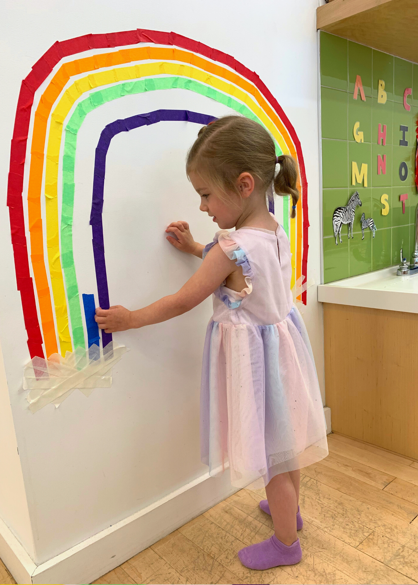 Tape Pull Rainbow - DIY - Playgarden Online