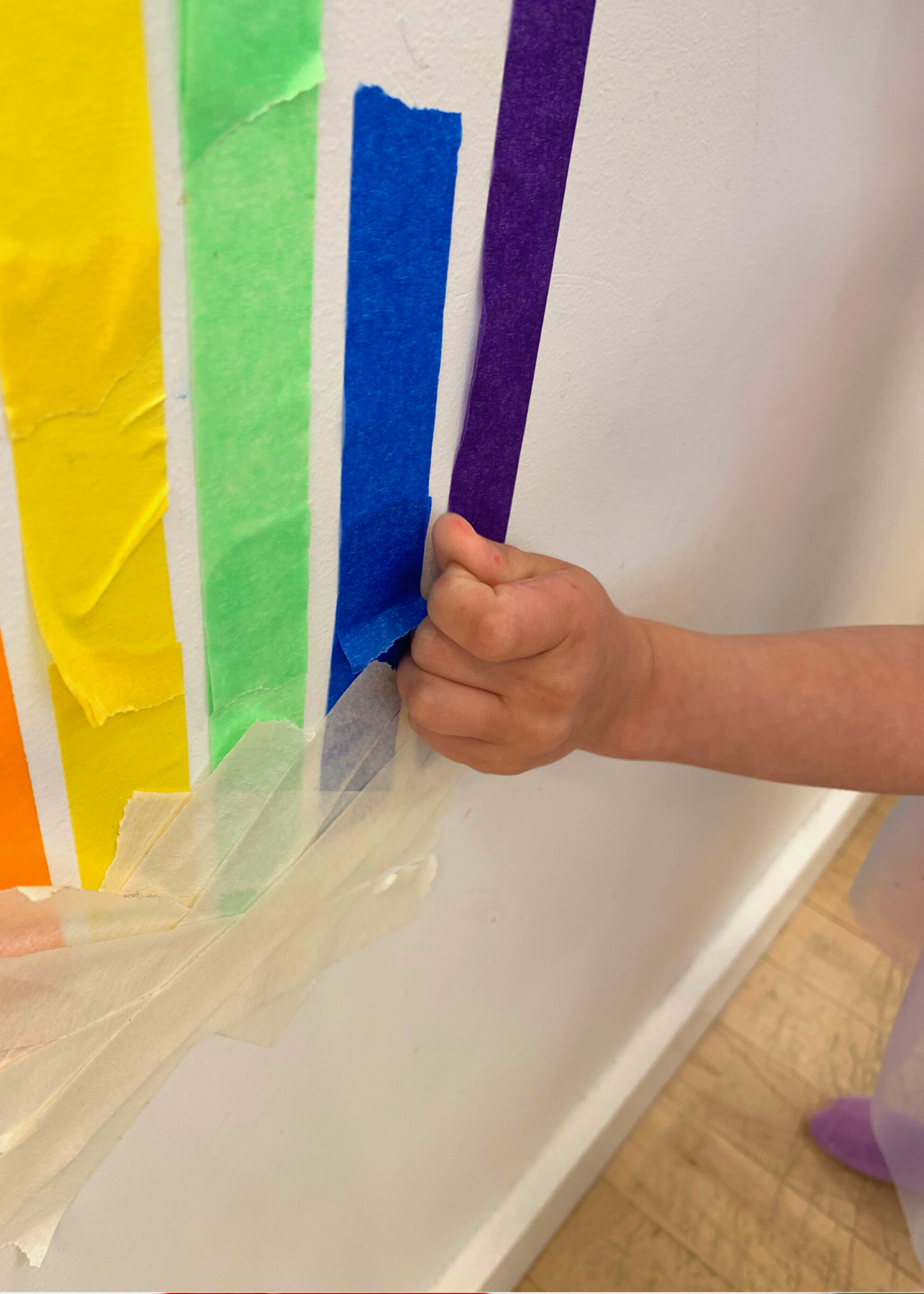 Tape Pull Rainbow - DIY - Playgarden Online