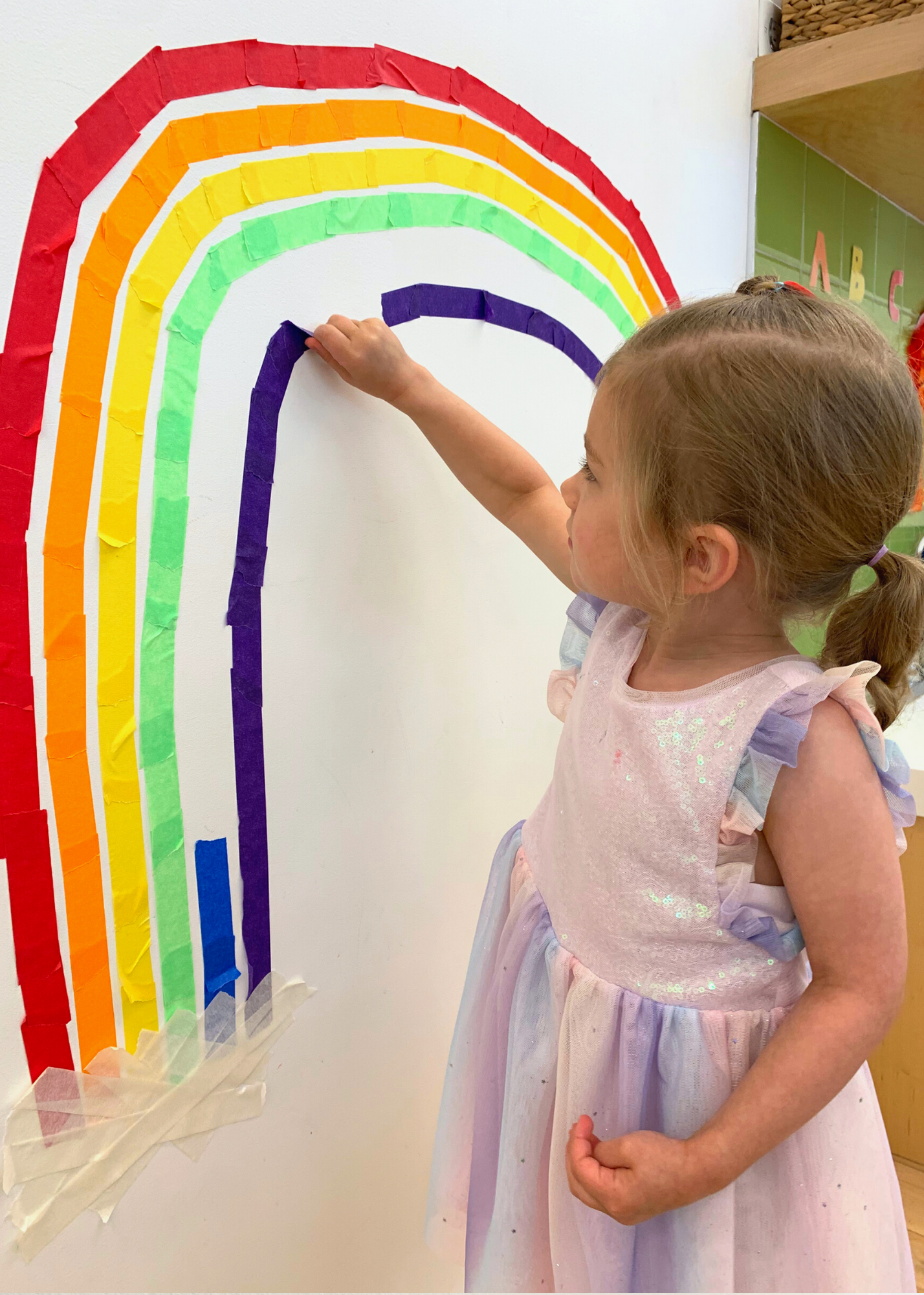 Tape Pull Rainbow - DIY - Playgarden Online