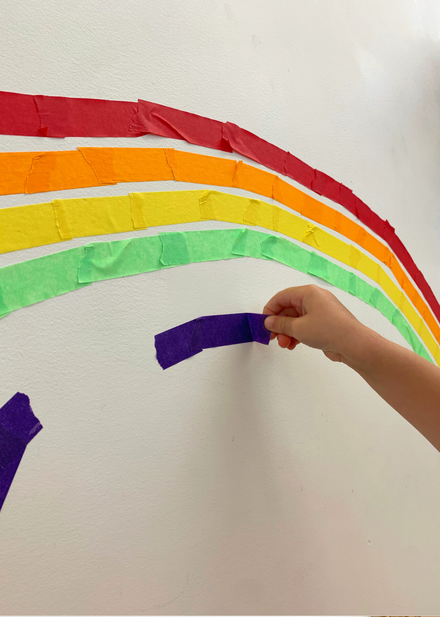 Tape Pull Rainbow - DIY - Playgarden Online